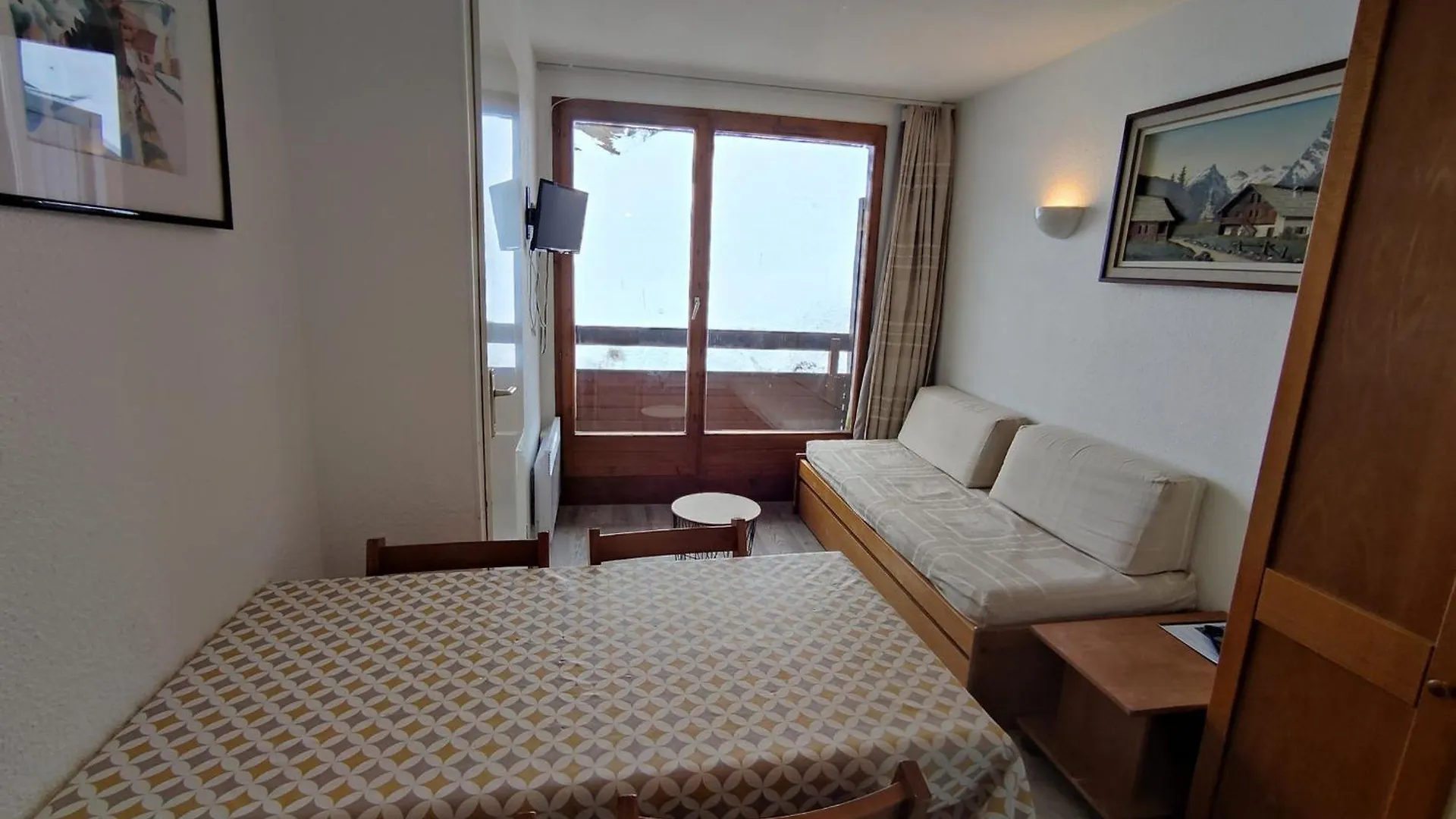 Apartment Studio Renove A La Plagne Soleil, Skis Aux Pieds, Balcon, Parking Gratuit - Fr-1-181-2686 France